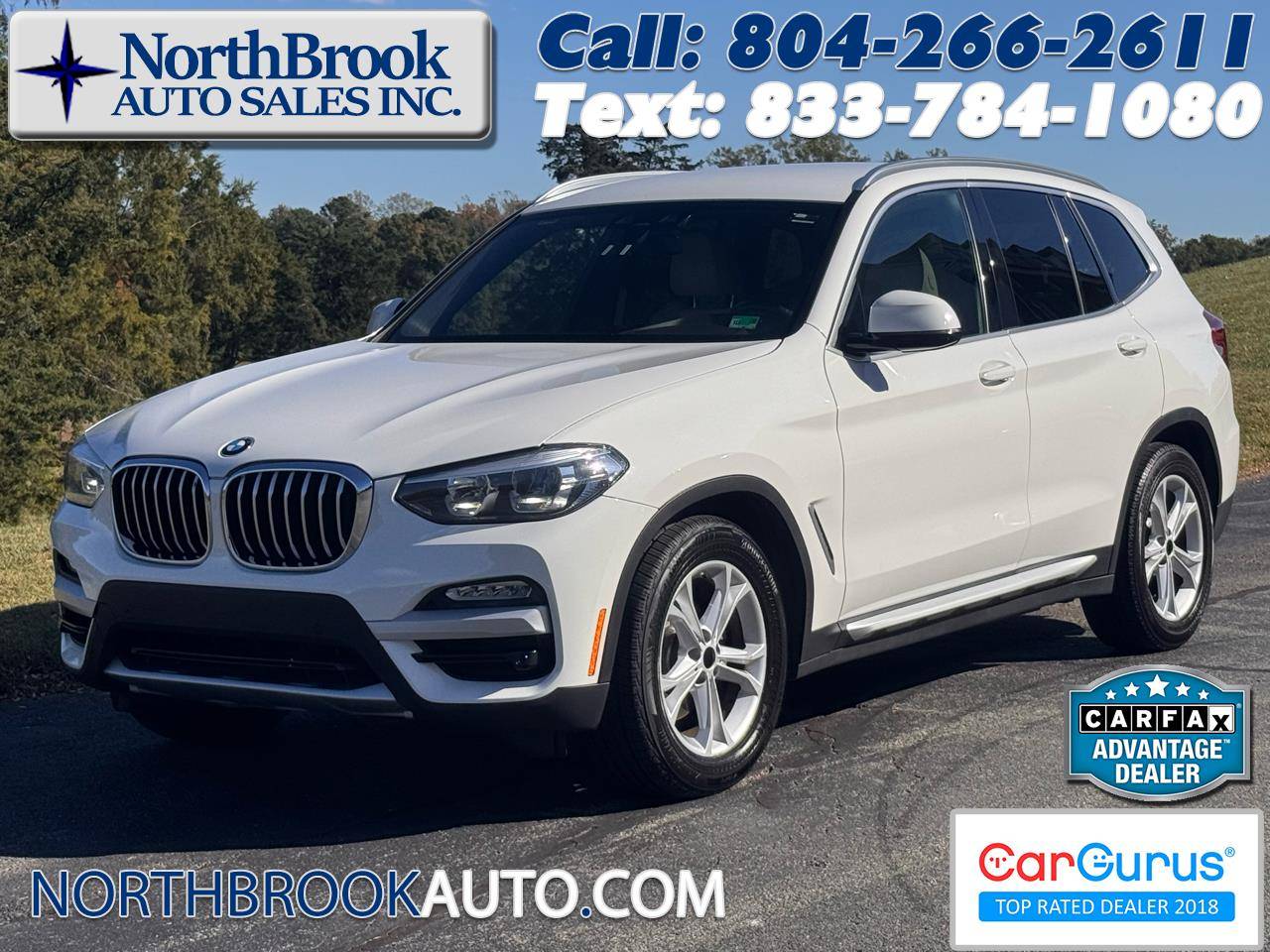 2019 BMW X3 30i — SUV — 73,957 mi — Glen Allen, VA