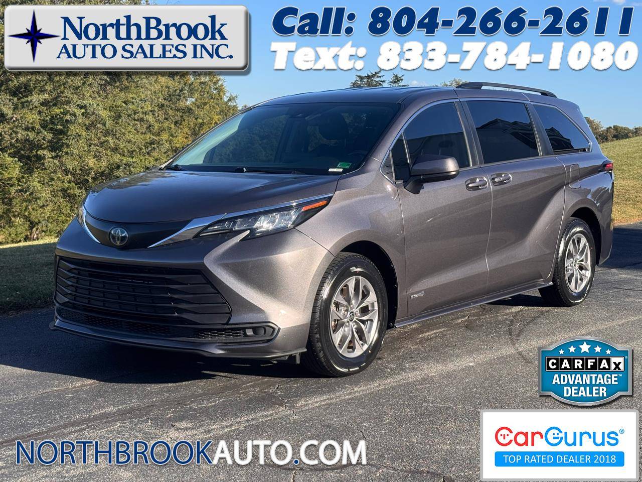 2021 Toyota Sienna LE — Minivan — 121,998 mi — Glen Allen, VA
