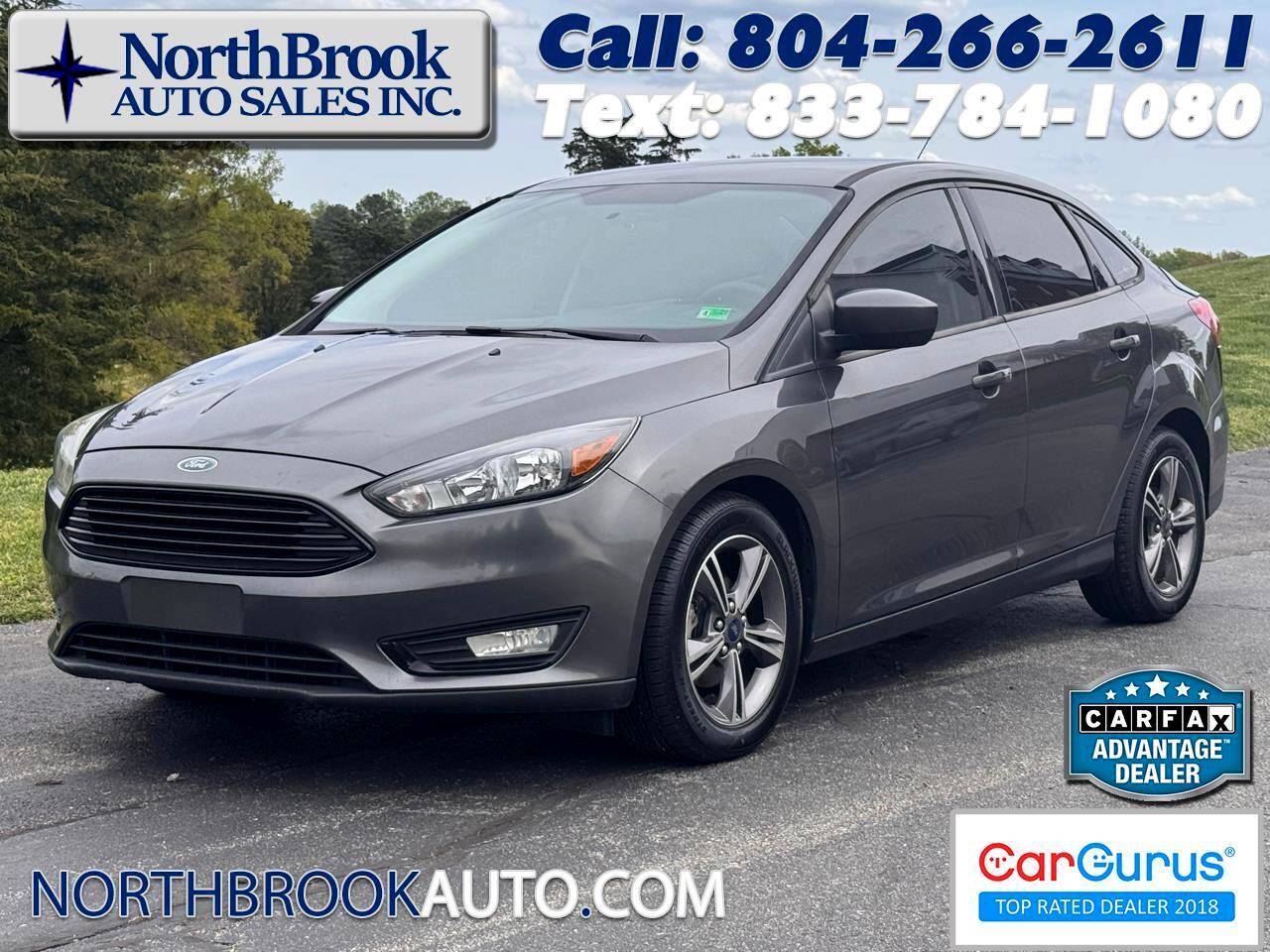 2018 Ford Focus SE — Sedan — 63,784 mi — Glen Allen, VA