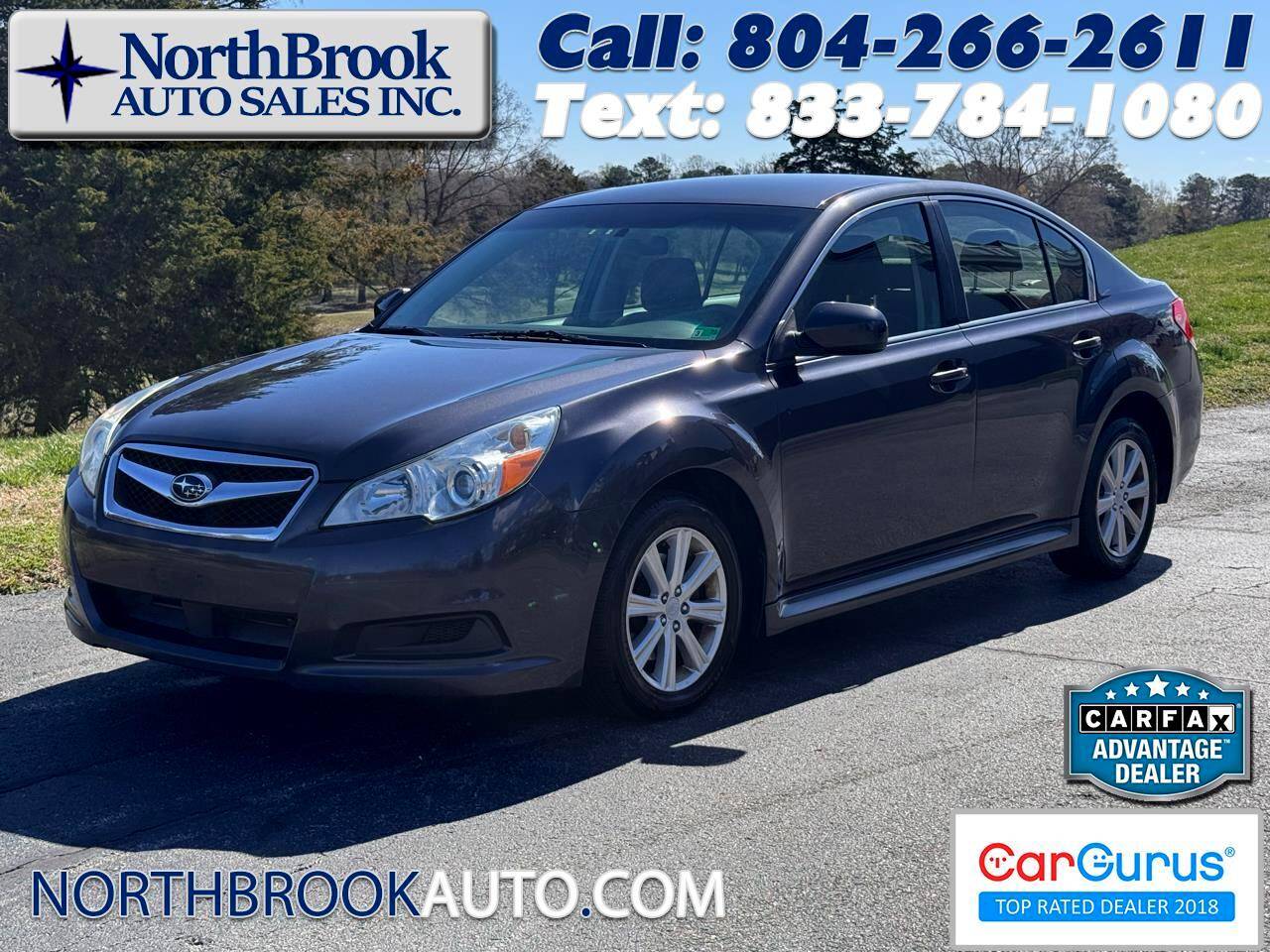2012 Subaru Legacy 2.5i Premium — Sedan — 194,315 mi — Glen Allen, VA