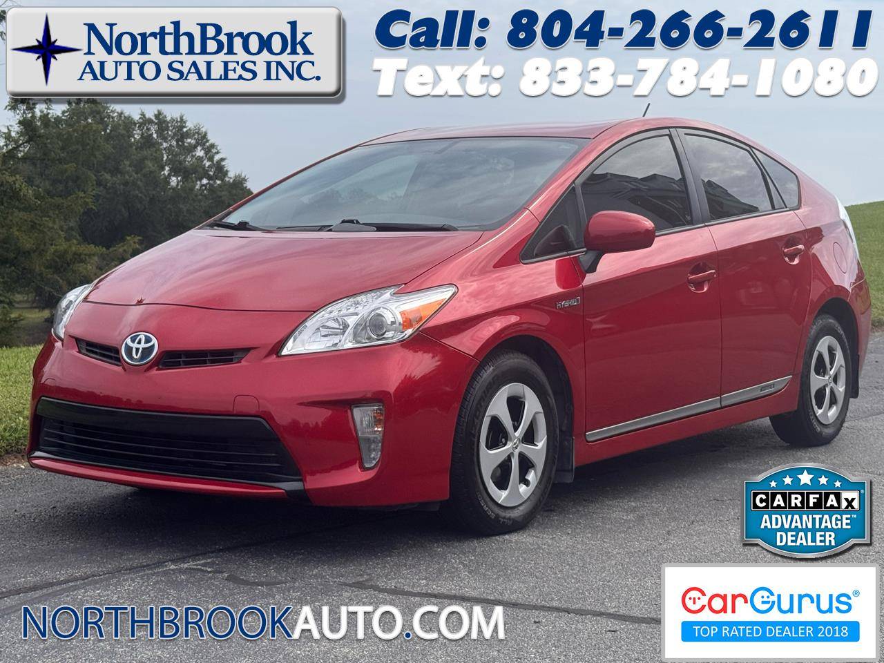 2012 Toyota Prius Three — Sedan — 169,982 mi — Glen Allen, VA
