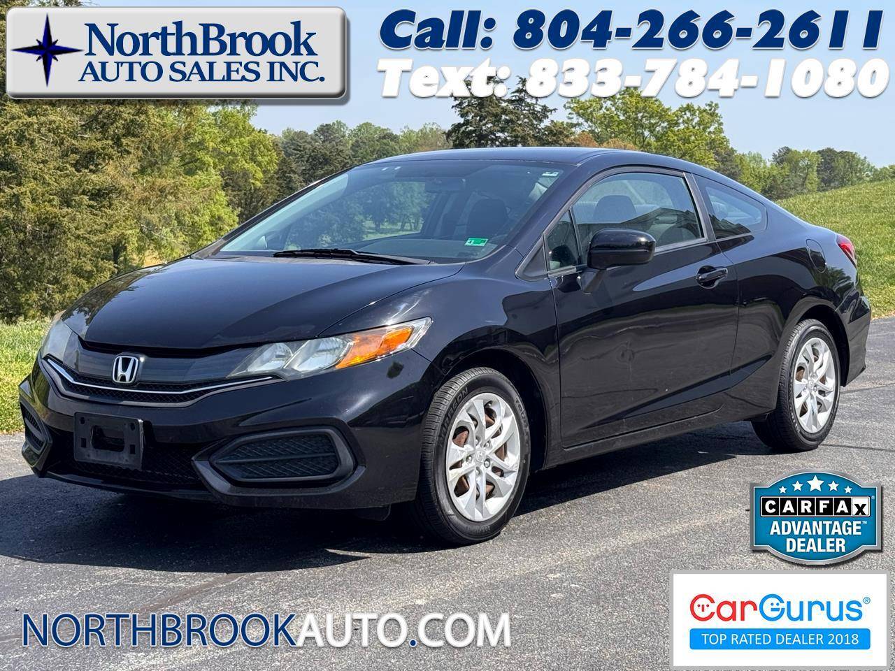2014 Honda Civic LX — Coupe — 112,690 mi — Glen Allen, VA