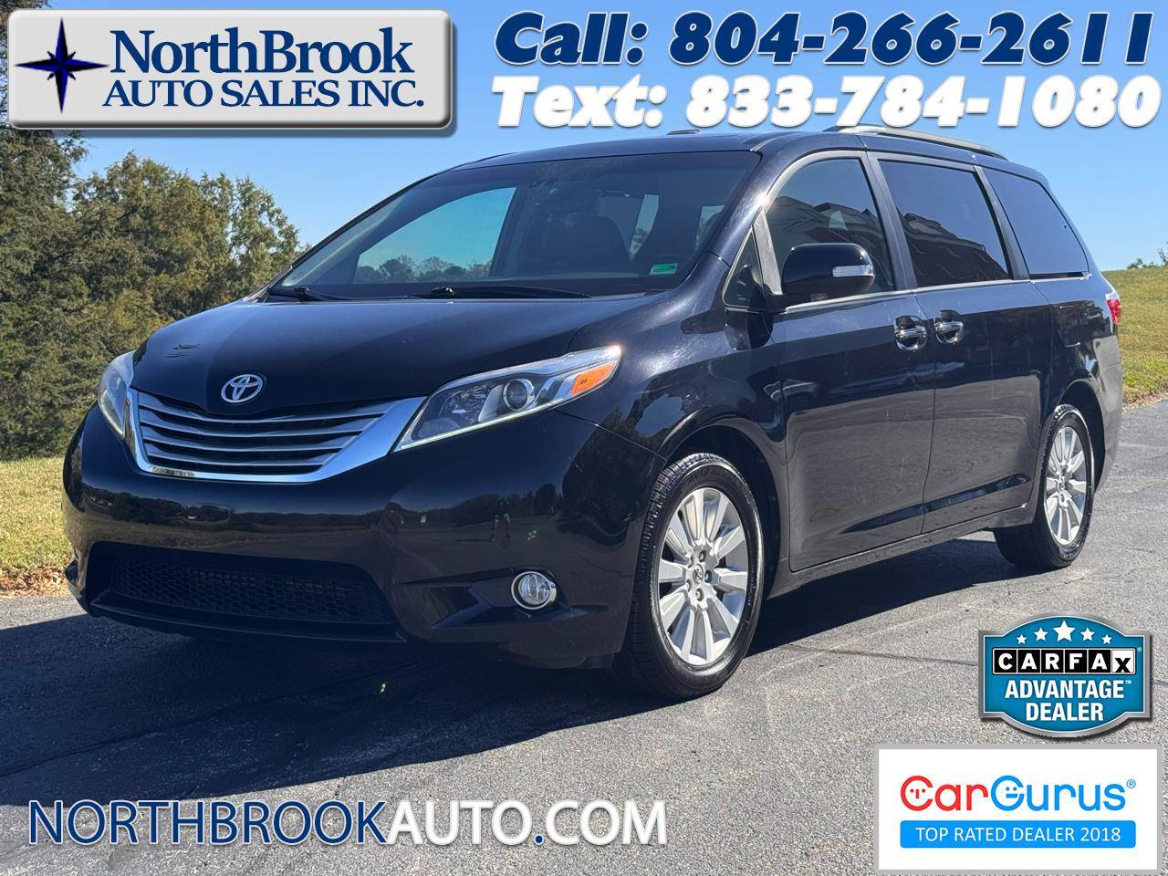 2017 Toyota Sienna L — Minivan — 114,985 mi — Glen Allen, VA