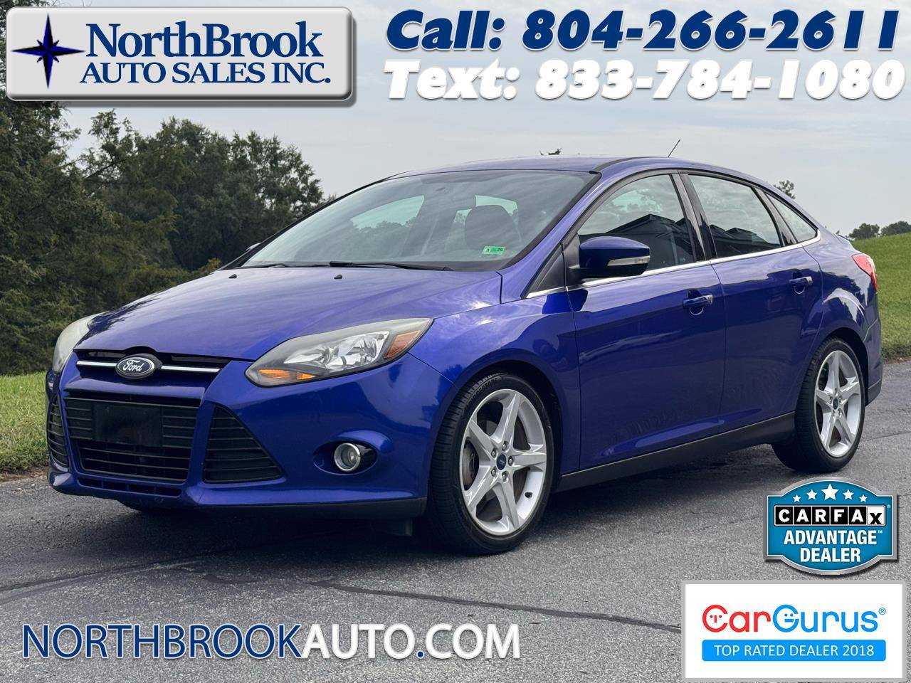 2014 Ford Focus Titanium — Sedan — 59,473 mi — Glen Allen, VA