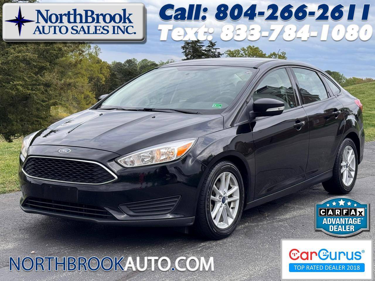 2017 Ford Focus SE — Sedan — 118,032 mi — Glen Allen, VA