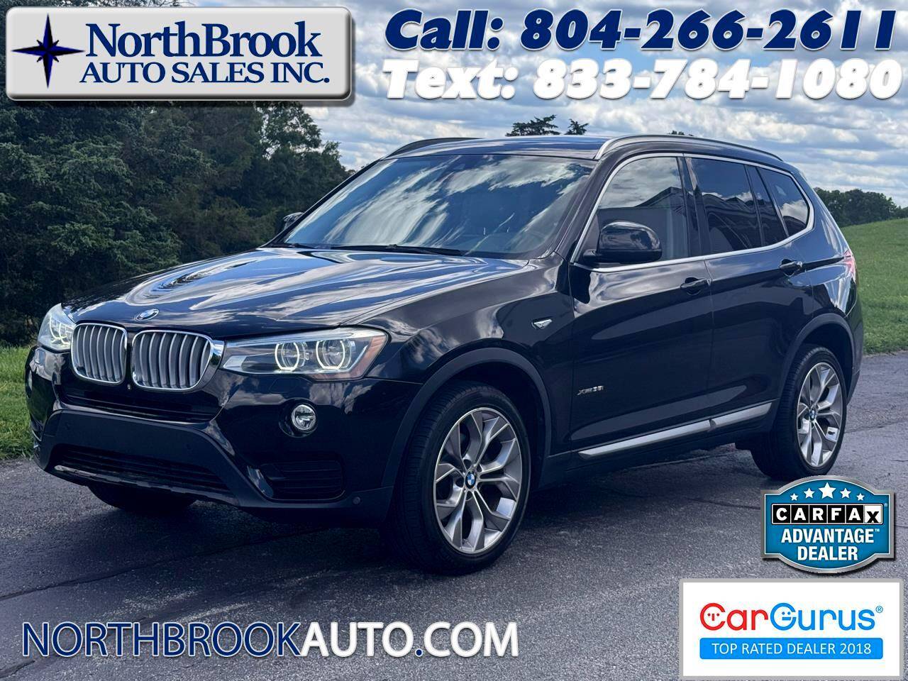 2016 BMW X3 35i — SUV — 82,641 mi — Glen Allen, VA
