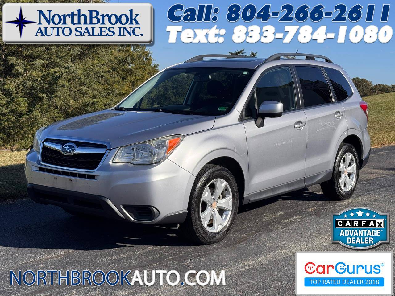 2014 Subaru Forester 2.5i Premium — SUV — 117,207 mi — Glen Allen, VA