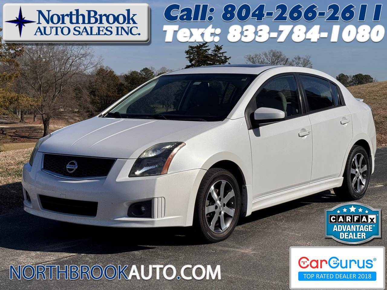 2012 Nissan Sentra 2.0 SR — Sedan — 117,901 mi — Glen Allen, VA