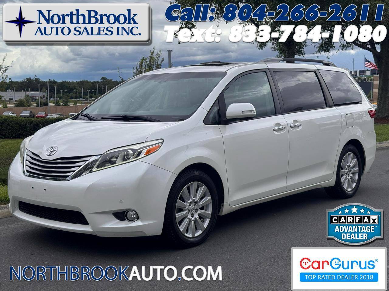 2017 Toyota Sienna Limited Premium — Minivan — 137,560 mi — Glen Allen, VA