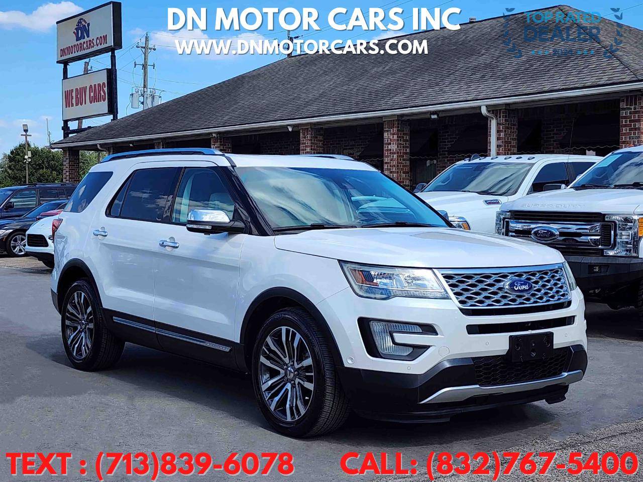 2017 Ford Explorer Platinum — SUV — 110,590 mi — Houston, TX