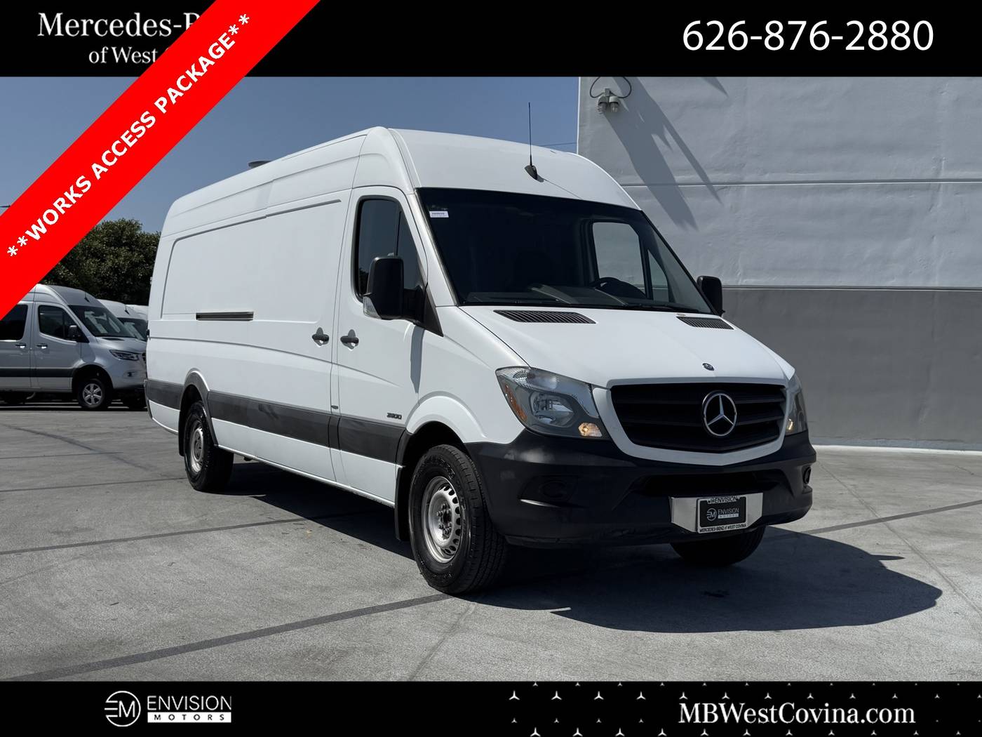 2014 Mercedes-Benz Sprinter Cargo Van 2500 — Cargo Van — 89,820 mi — West Covina, CA