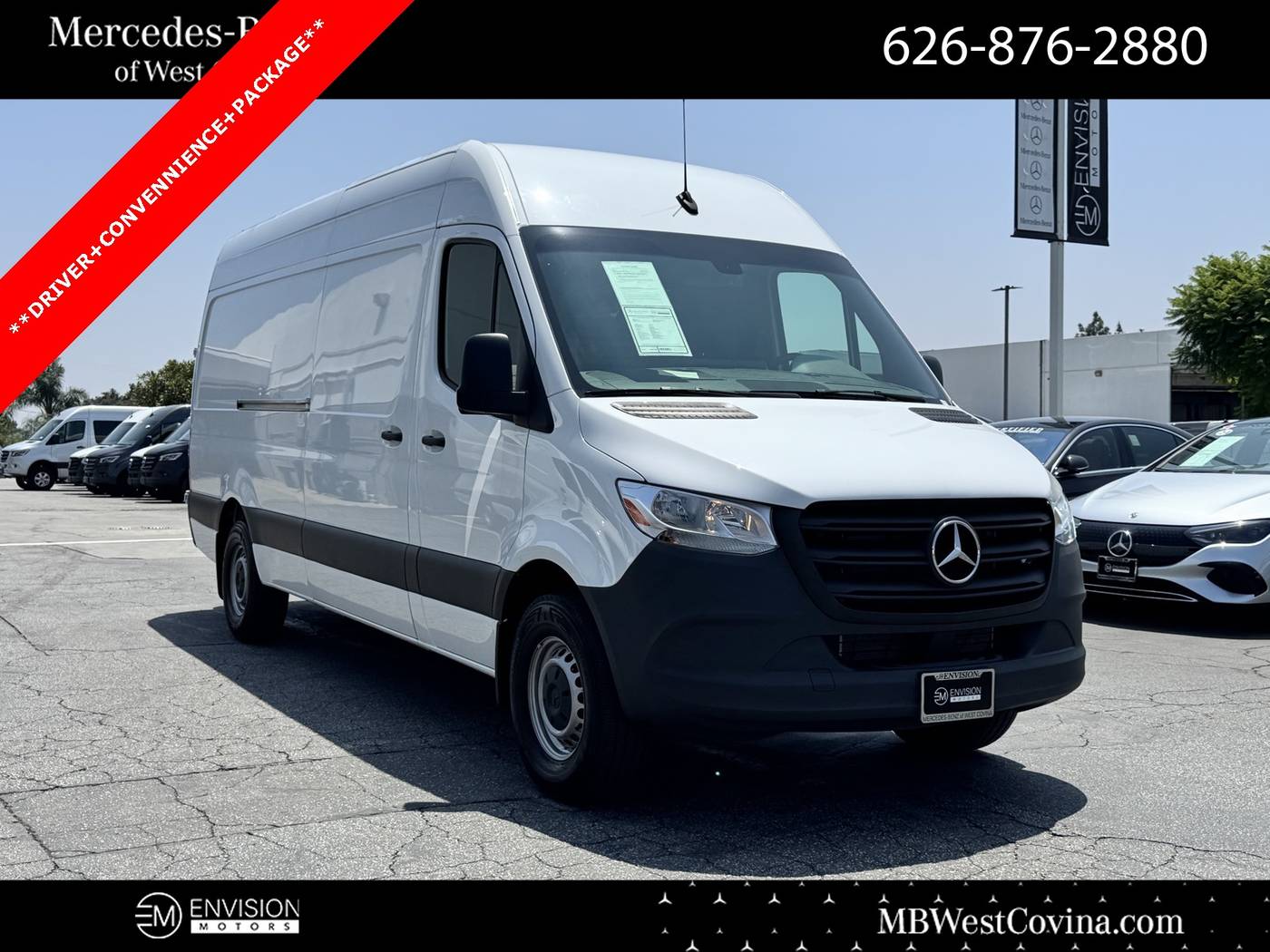 2023 Mercedes-Benz Sprinter Cargo Van 2500 — Cargo Van — 7,501 mi — West Covina, CA