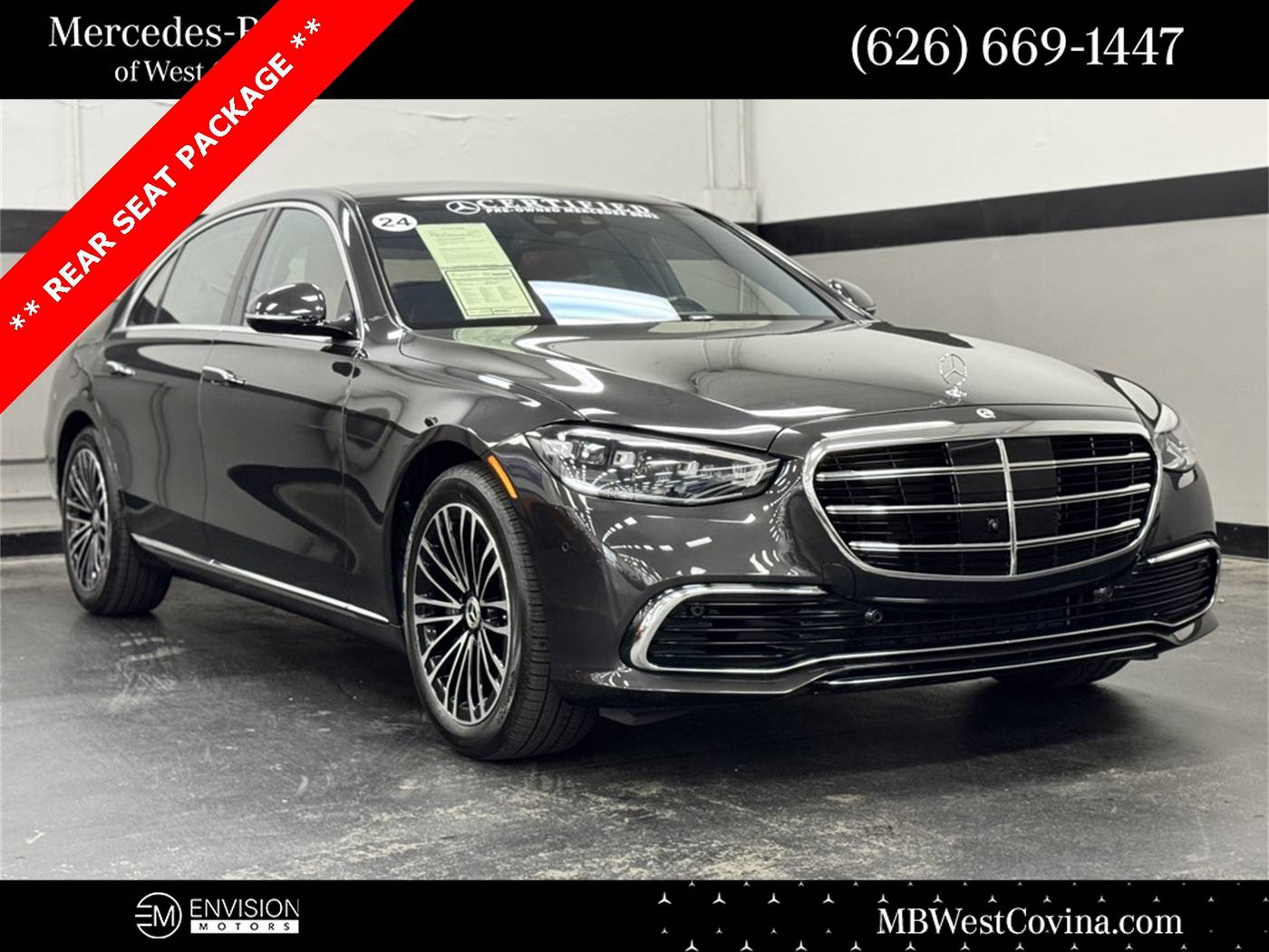 2024 Mercedes-Benz S-Class S 580 — Sedan — 1,506 mi — West Covina, CA