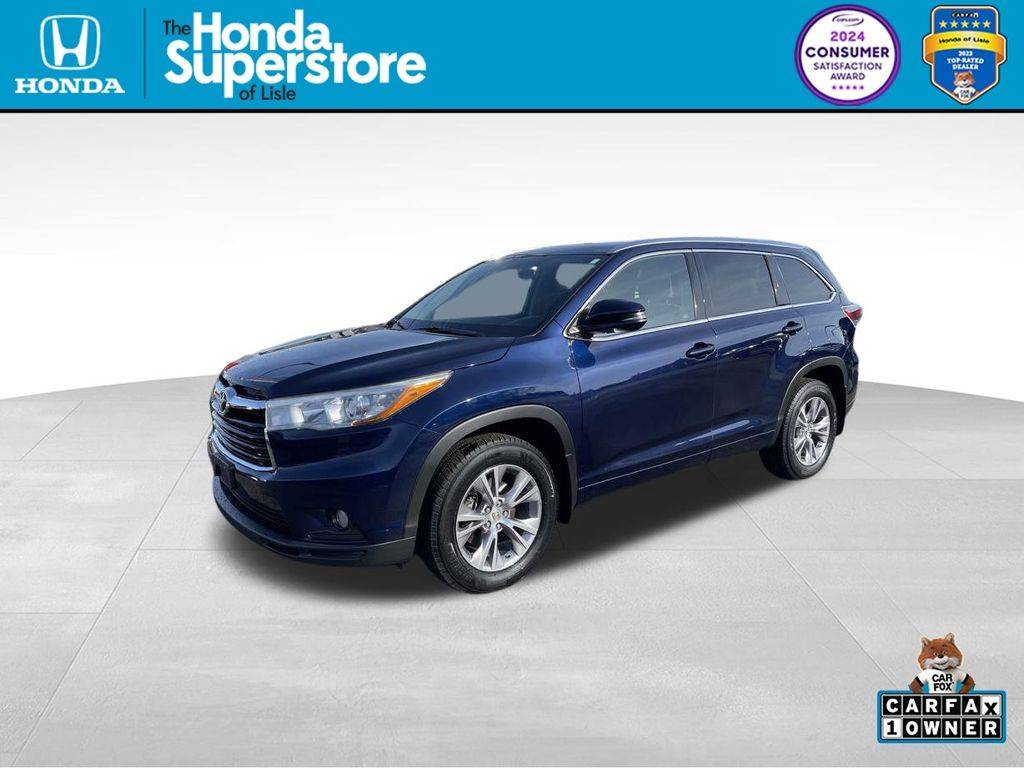 2015 Toyota Highlander XLE — SUV — 66,257 mi — Lisle, IL