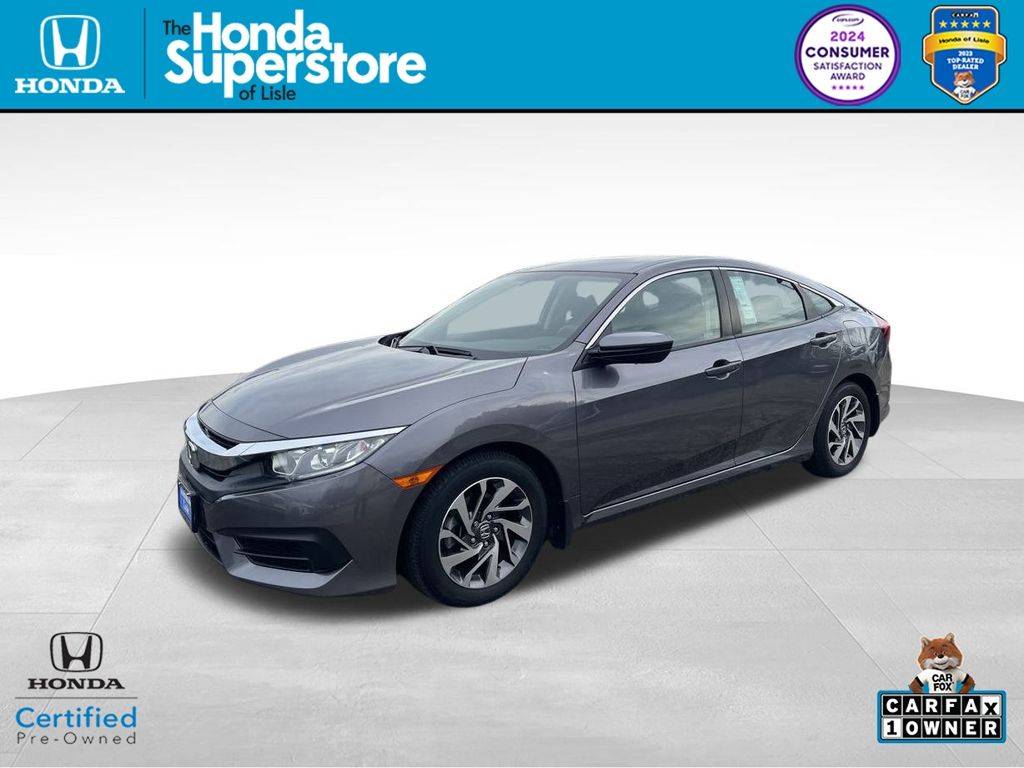 2018 Honda Civic EX — Sedan — 47,228 mi — Lisle, IL