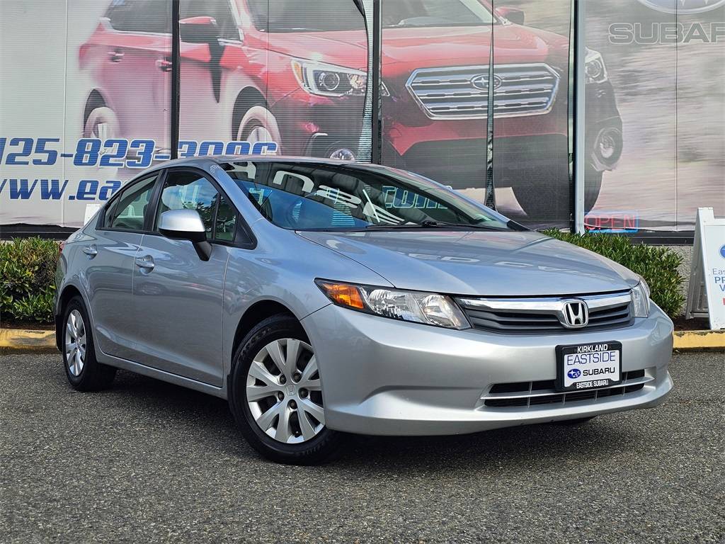 2012 Honda Civic LX — Sedan — 90,011 mi — Kirkland, WA