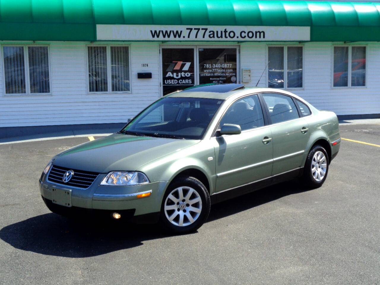 2002 Volkswagen Passat GLS — Sedan — 73,791 mi — South Weymouth, MA