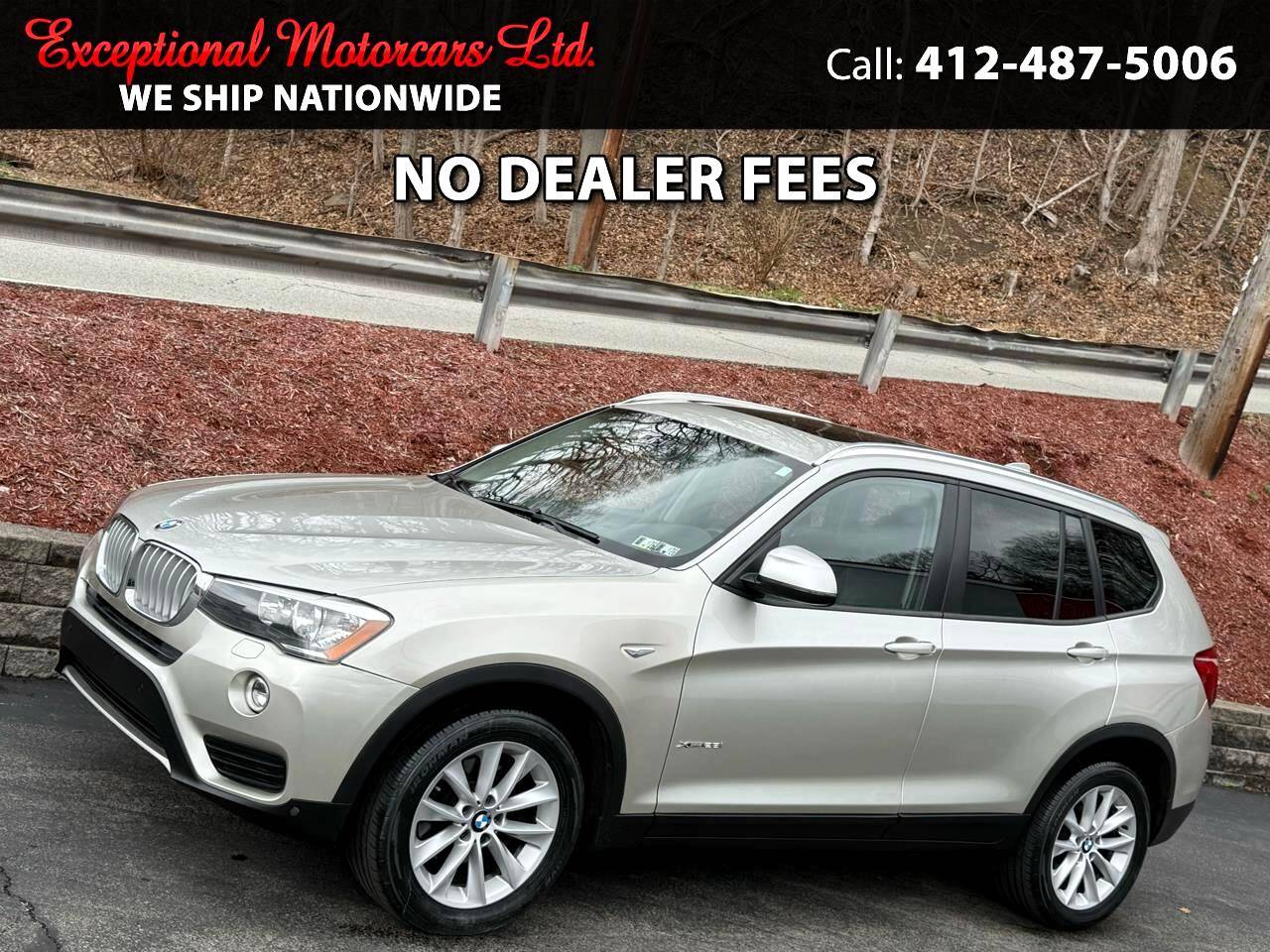 2017 BMW X3 28i — SUV — 92,000 mi — Glenshaw, PA