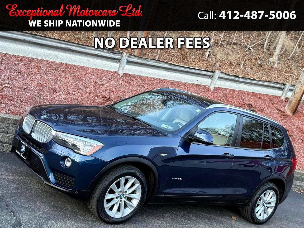 2017 BMW X3 28i — SUV — 108,000 mi — Glenshaw, PA