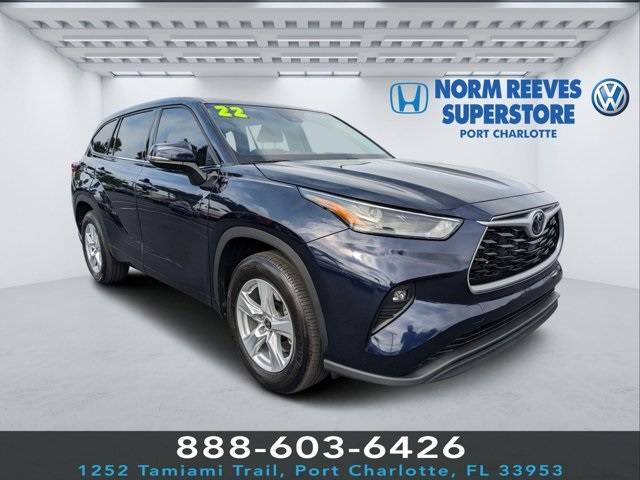 2022 Toyota Highlander LE — SUV — 34,185 mi — Port Charlotte, FL