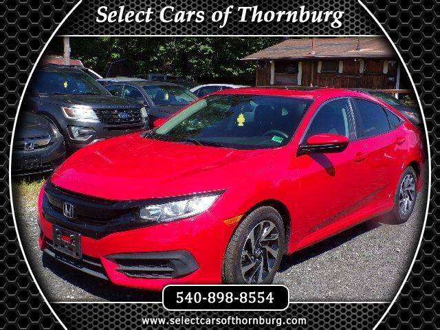 2016 Honda Civic EX — Sedan — 74,123 mi — Fredericksburg, VA