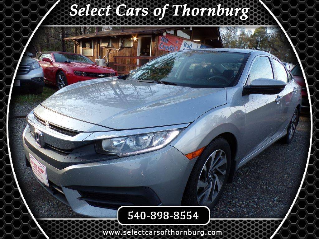 2016 Honda Civic EX — Sedan — 167,243 mi — Fredericksburg, VA