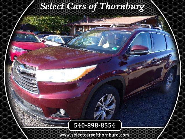 2014 Toyota Highlander XLE — SUV — 162,427 mi — Fredericksburg, VA