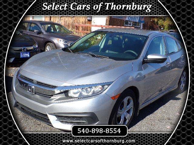 2016 Honda Civic LX — Sedan — 61,632 mi — Fredericksburg, VA