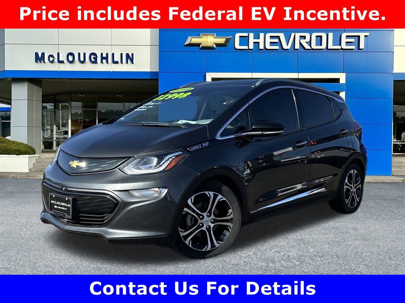 2019 Chevrolet Bolt EV Premier — Hatchback — 21,303 mi — Milwaukie, OR