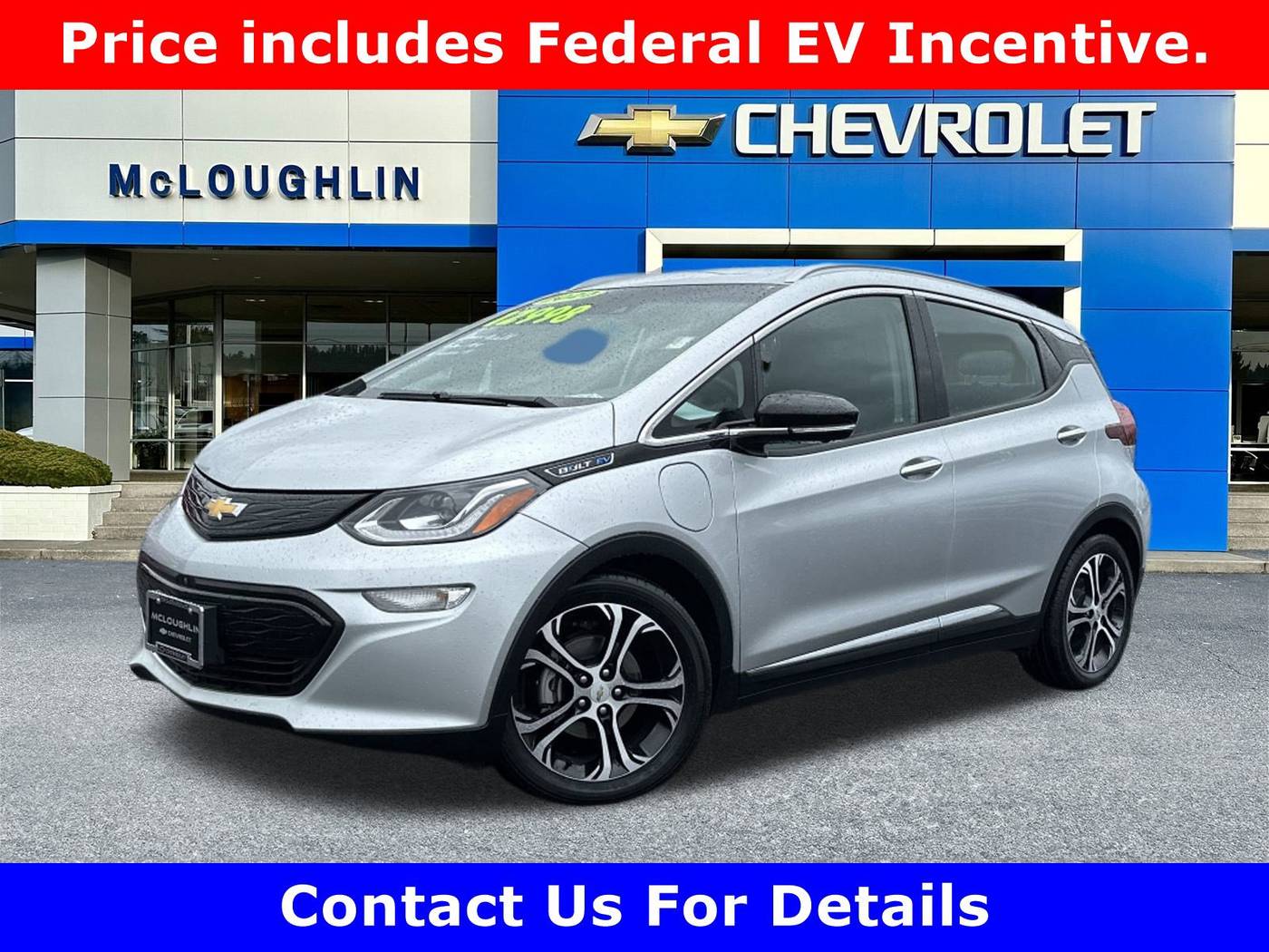 2020 Chevrolet Bolt EV Premier — Hatchback — 11,975 mi — Milwaukie, OR