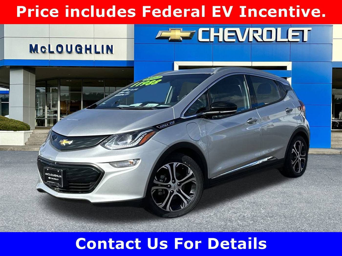 2017 Chevrolet Bolt EV Premier — Hatchback — 16,551 mi — Milwaukie, OR