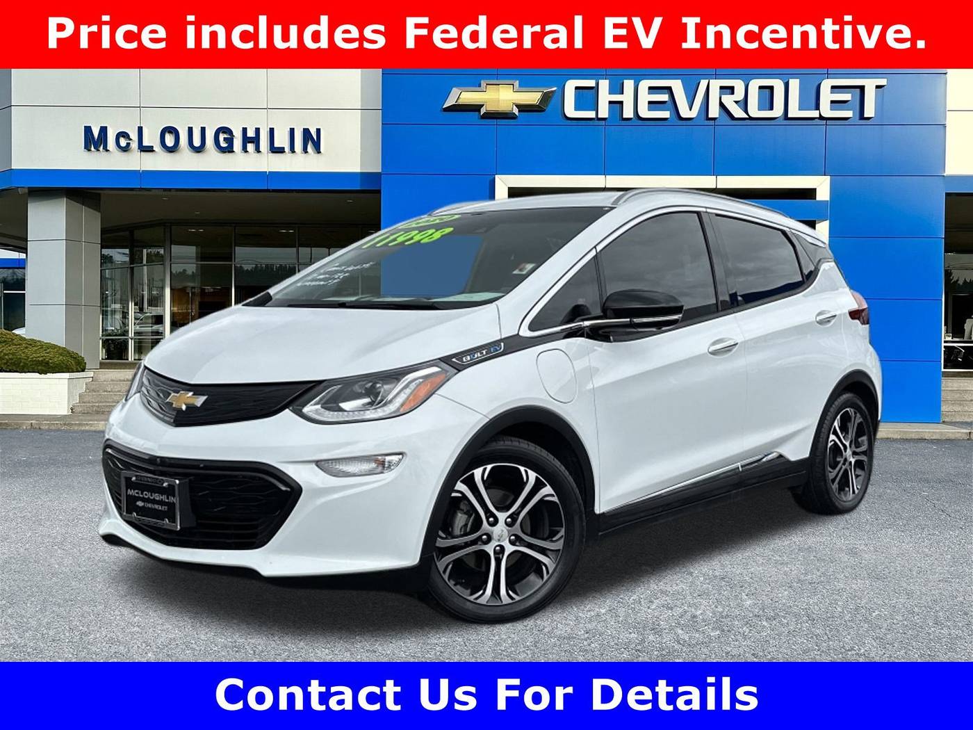 2020 Chevrolet Bolt EV Premier — Hatchback — 17,787 mi — Milwaukie, OR