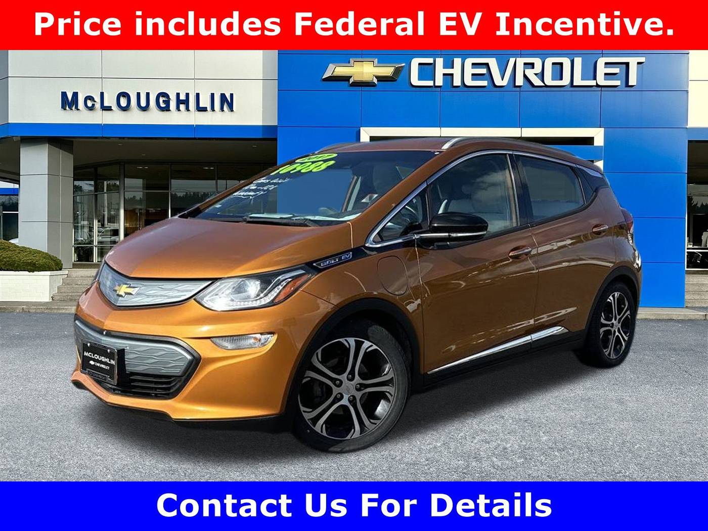 2017 Chevrolet Bolt EV Premier — Hatchback — 32,422 mi — Milwaukie, OR