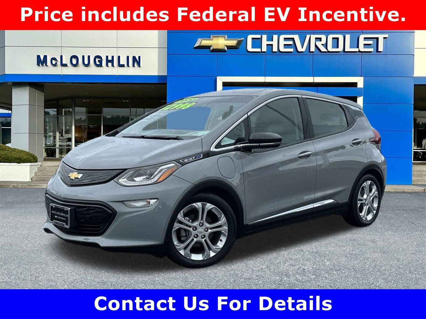 2020 Chevrolet Bolt EV LT — Hatchback — 20,078 mi — Milwaukie, OR
