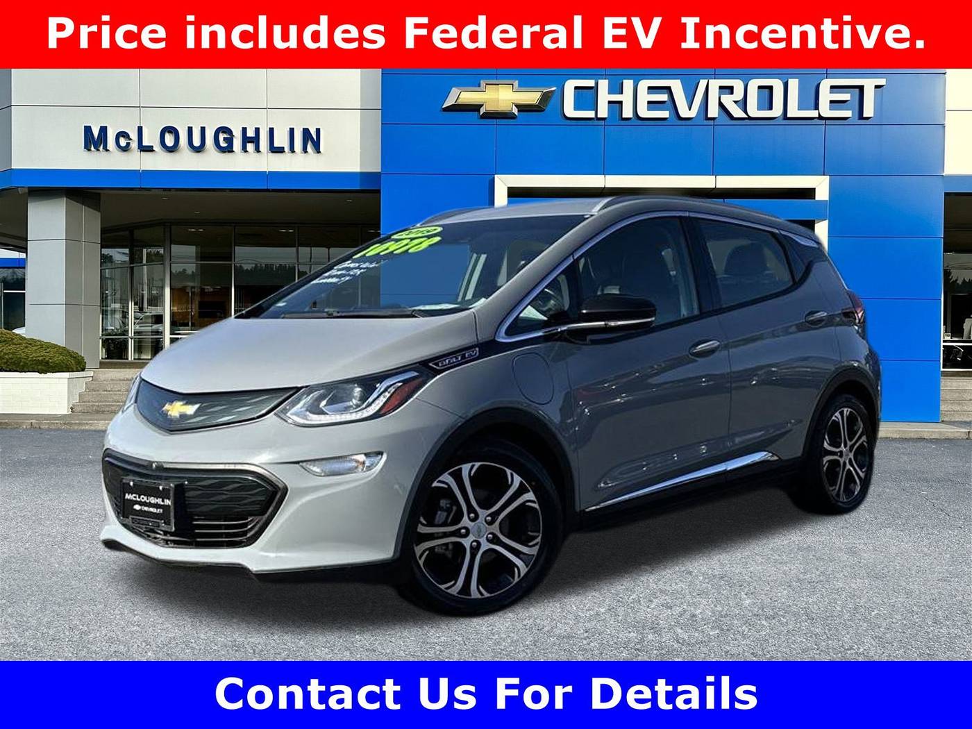 2019 Chevrolet Bolt EV Premier — Hatchback — 51,596 mi — Milwaukie, OR
