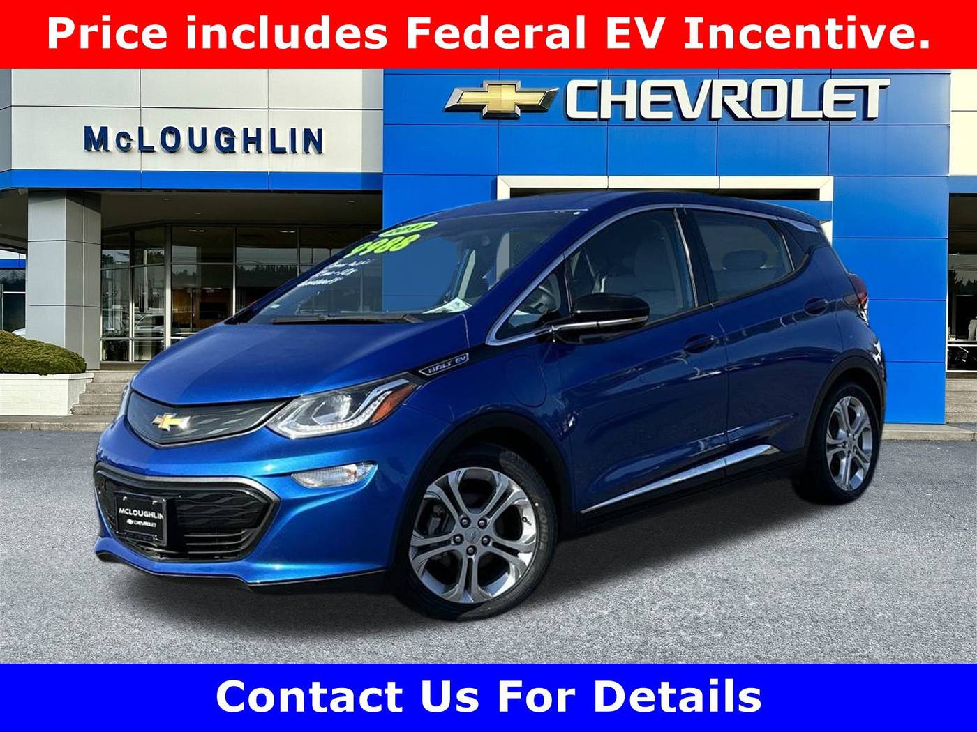 2017 Chevrolet Bolt EV LT — Hatchback — 16,767 mi — Milwaukie, OR