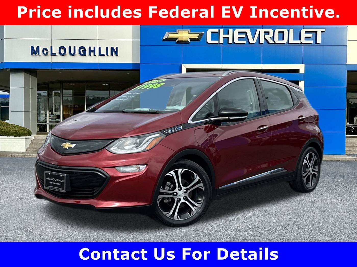 2019 Chevrolet Bolt EV Premier — Hatchback — 12,373 mi — Milwaukie, OR