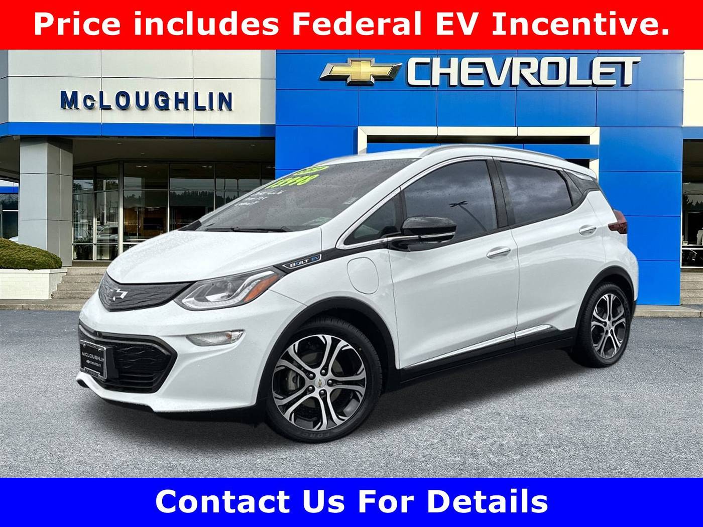 2021 Chevrolet Bolt EV Premier — Hatchback — 51,198 mi — Milwaukie, OR