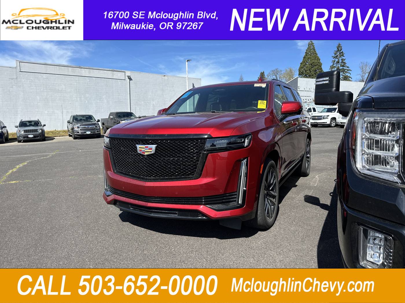 2021 Cadillac Escalade Sport Platinum — SUV — 48,683 mi — Milwaukie, OR