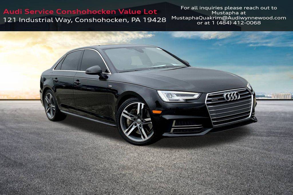 2018 Audi A4 Premium Plus — Sedan — 80,248 mi — Wynnewood, PA