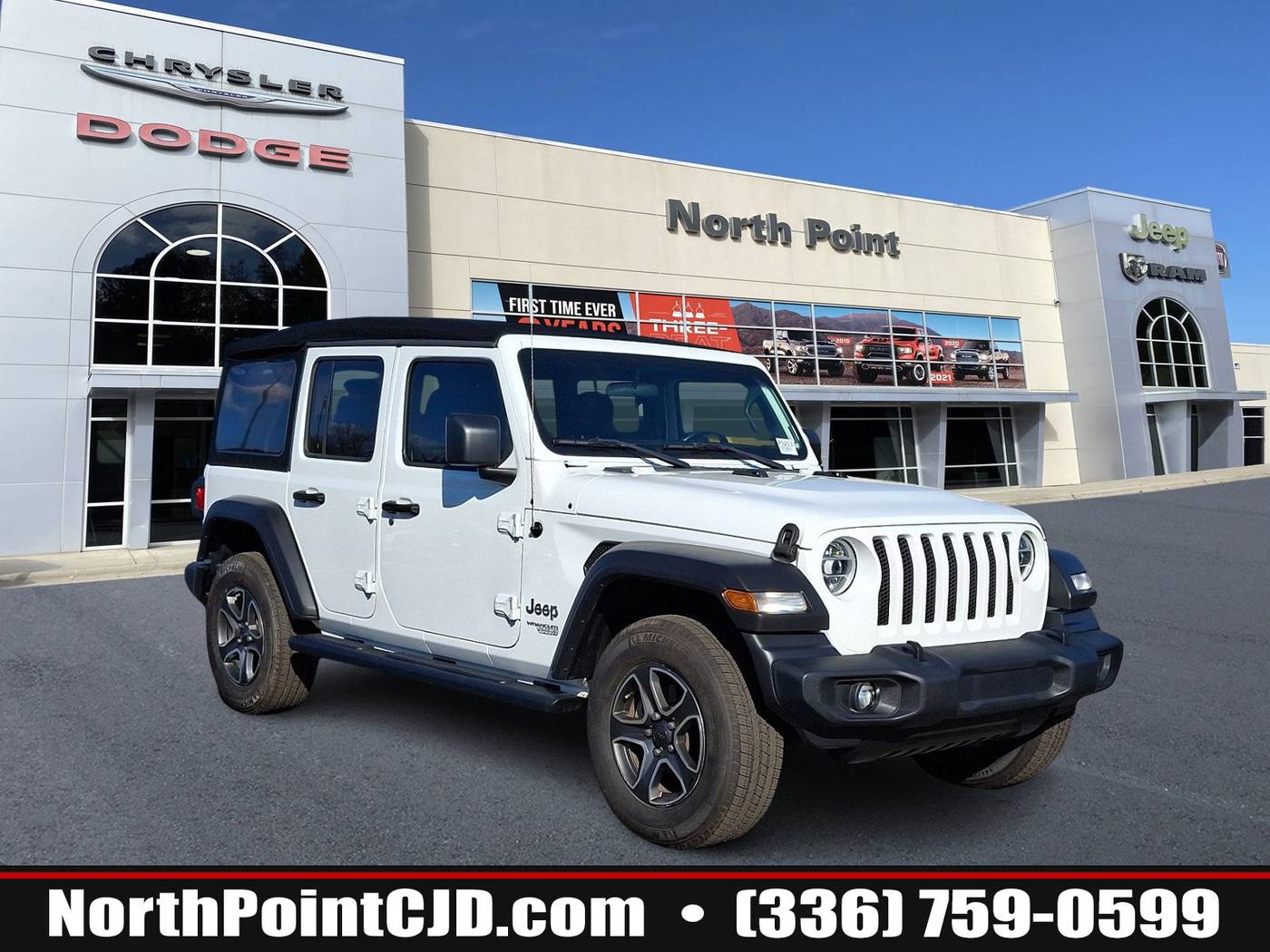 2021 Jeep Wrangler Sport S — SUV — 49,356 mi — Winston Salem, NC