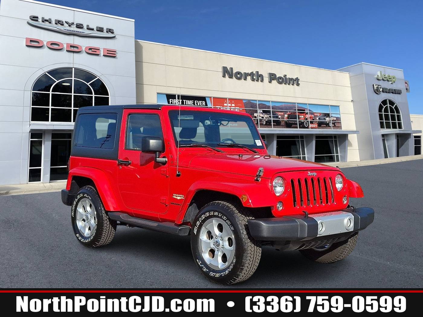 2015 Jeep Wrangler Sahara — SUV — 72,146 mi — Winston Salem, NC