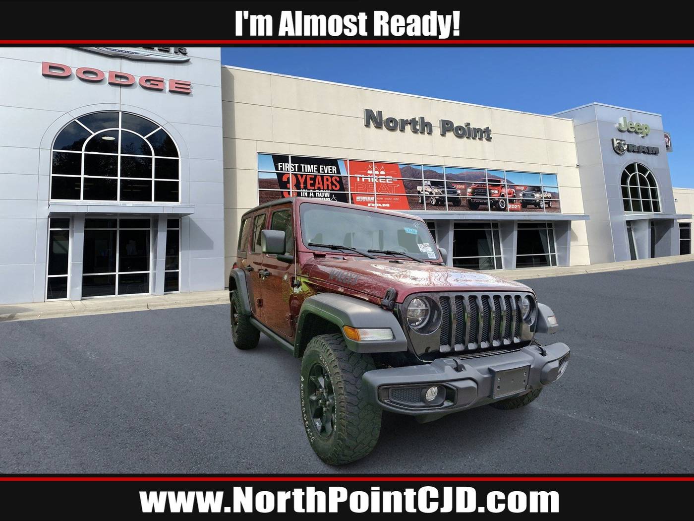 2021 Jeep Wrangler Willys — SUV — 48,090 mi — Winston Salem, NC