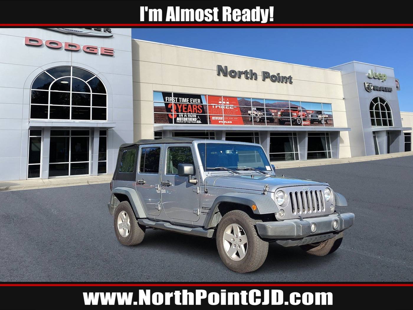 2016 Jeep Wrangler Sport — SUV — 142,079 mi — Winston Salem, NC