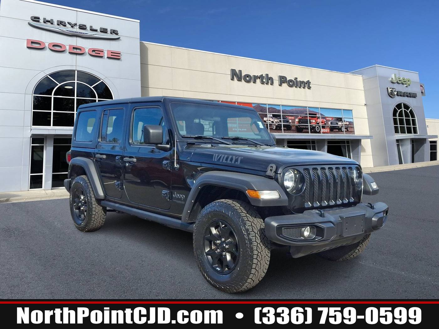 2021 Jeep Wrangler Willys Sport — SUV — 49,817 mi — Winston Salem, NC