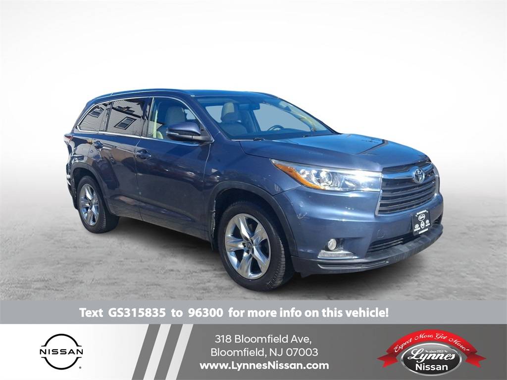 2016 Toyota Highlander Limited — SUV — 75,986 mi — Bloomfield, NJ
