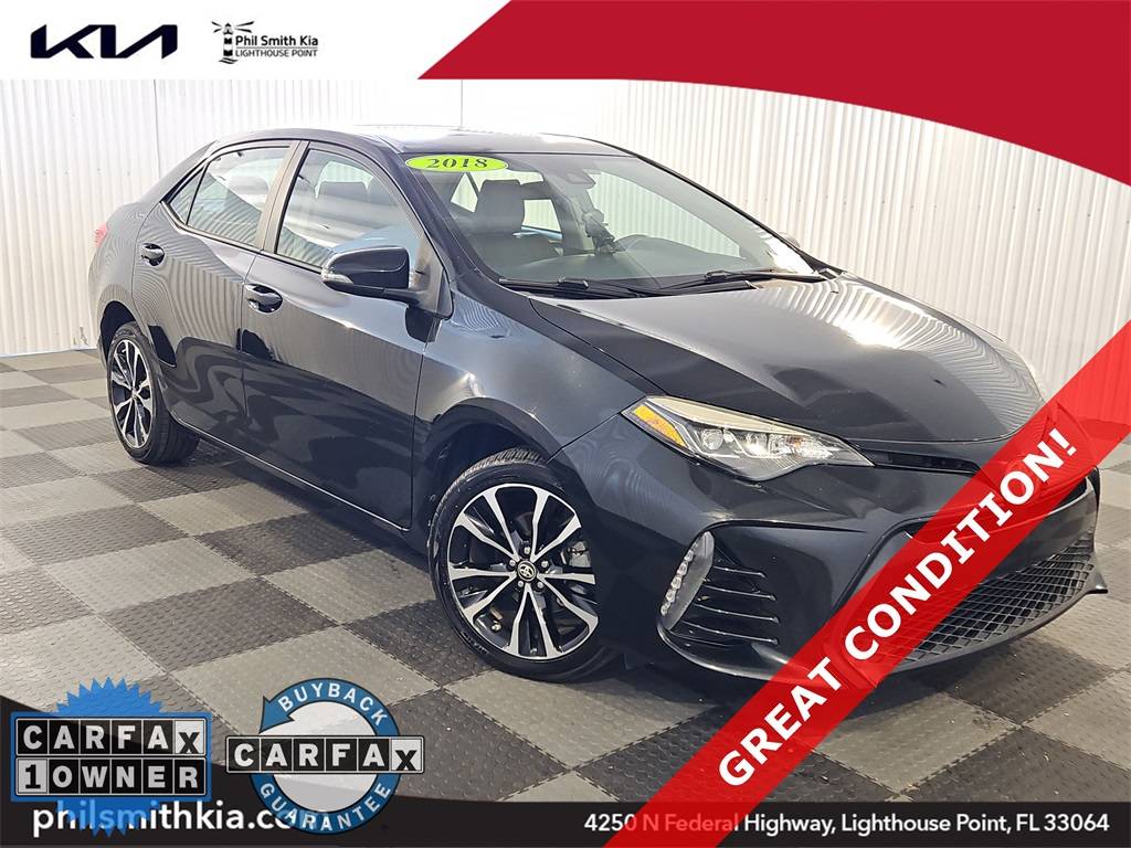 2018 Toyota Corolla SE — Sedan — 100,879 mi — Lighthouse Point, FL