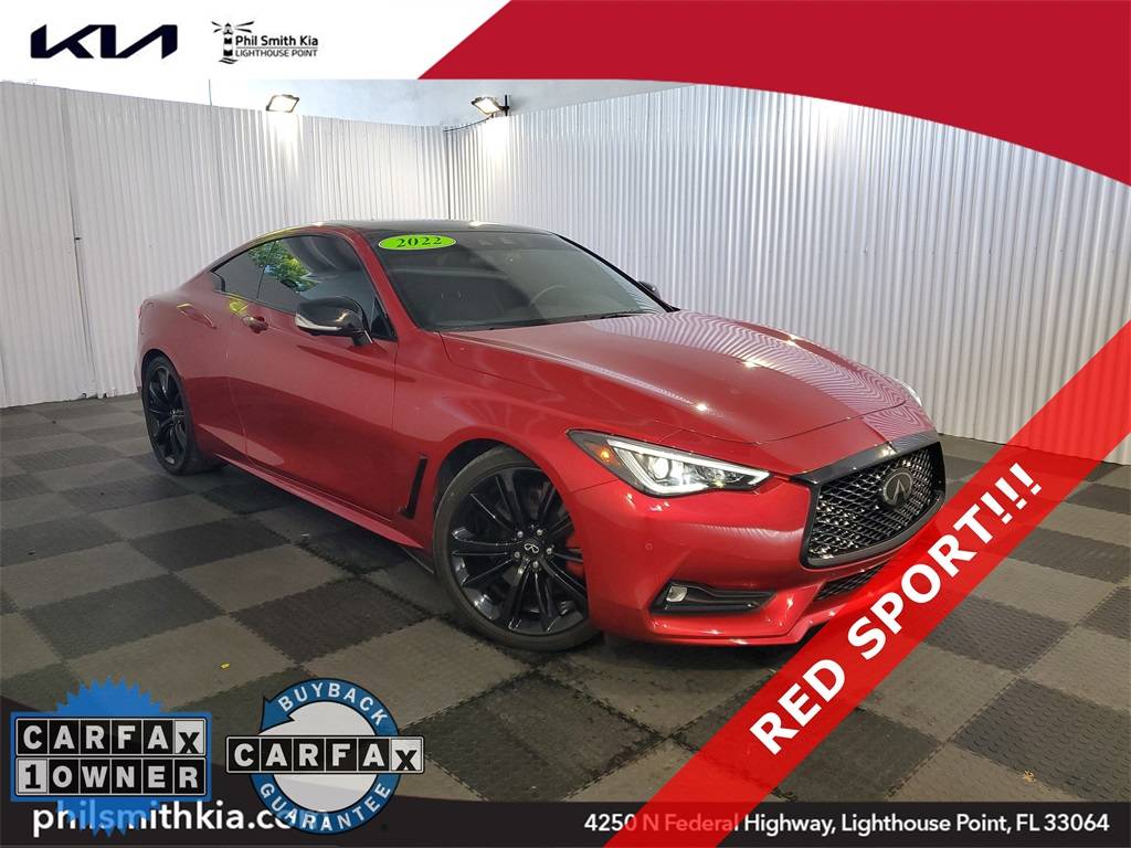 2022 INFINITI Q60 RED SPORT 400 — Coupe — 21,825 mi — Lighthouse Point, FL