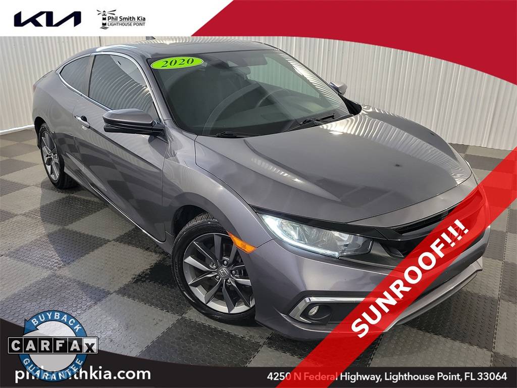 2020 Honda Civic EX — Coupe — 105,711 mi — Lighthouse Point, FL