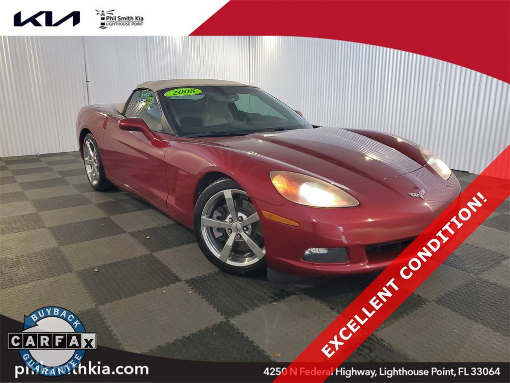 2008 Chevrolet Corvette Base — Convertible — 82,717 mi — Lighthouse Point, FL